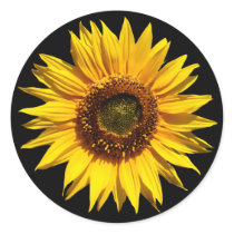A Big Yellow Sunflower Stickers