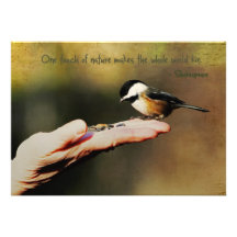 A Bird in the Hand Custom Invites