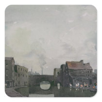 A Birmingham Canal Square Sticker