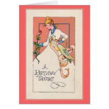 "A Birthday Thought" Greeting Card