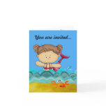 A Birthday Under the Sea - Card-style invitation