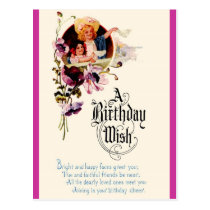 A Birthday Wish postcards
