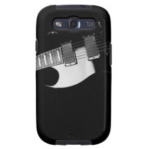 A black Guitar Samsung Galaxy SIII Case