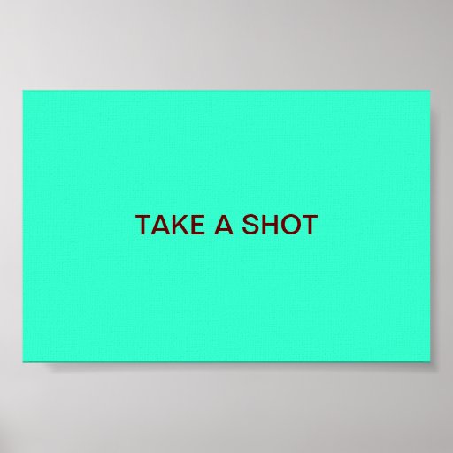 A BLUE POSTER
