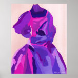 "A. Boleyn Blue Dress" Poster - Customizable
