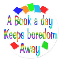 A Book A Day Sticker