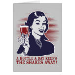 A Bottle A Day Personalizable Card