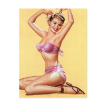A Bow in Her Hair Post Card
