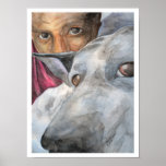 A Boy and His Dog (Self Portrait) posters