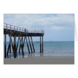 A Boy on a Bike at the Hervey Bay Ocean Pier. cards