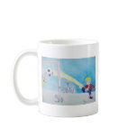 A boy's first goal playing football mugs