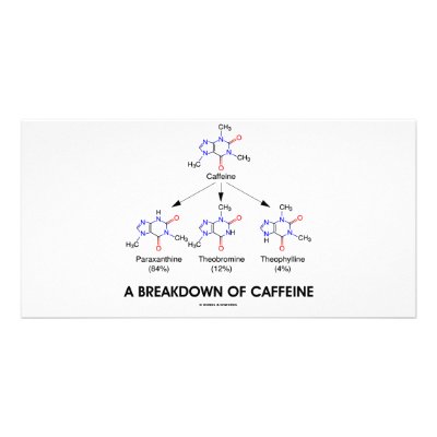 A Breakdown Of Caffeine (Chemical Molecules) by wordsunwords