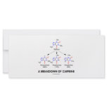 A Breakdown Of Caffeine (Chemical Molecules) rack cards