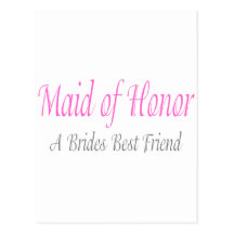A Bride's Best Friend Postcard