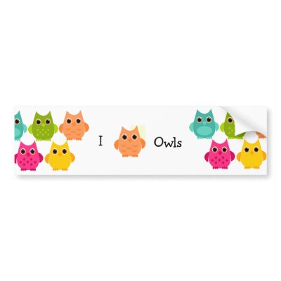 A Bright Bunch of Owls by candystore
