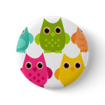 A Bright Bunch of Owls buttons
