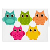 A Bright Bunch of Owls