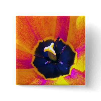 A Bug's View Tulip 3 Button by CreatureCreations