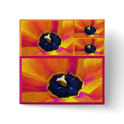 A Bug's View Tulip Button by CreatureCreations