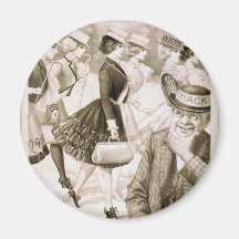 A Bunch of Keys Retro Theatre Refrigerator Magnet