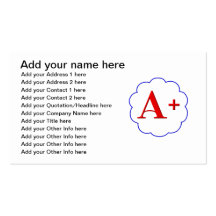 A+ BUSINESS CARD