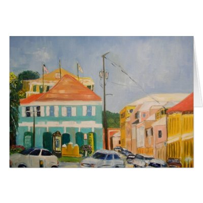 A Busy Day in the Town Card by DElginDesigns