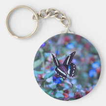 A Butterflies Flitter and Flutter Keychain