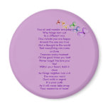 A Butterflies Message - Poem magnets