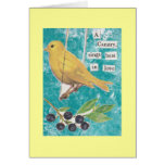 A Canary, Sings Best in Love cards