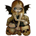 A Candle In The Dark skull fairy Photo Sculpture photo sculptures