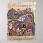 A Caravan Stop, from 'The Maqamat'  by Posters