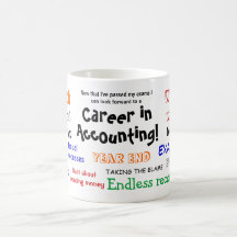 A Career in Accounting! Exam Success Coffee Mugs