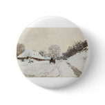 A Cart on the Snowy Road at Honfleur (1865) Button