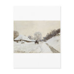 A Cart on the Snowy Road at Honfleur (1865) Postcards