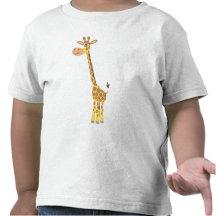 A cartoon giraffe Children T-shirt