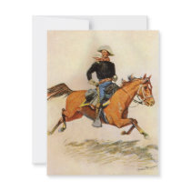A Cavalry Officer by Remington, Vintage Military