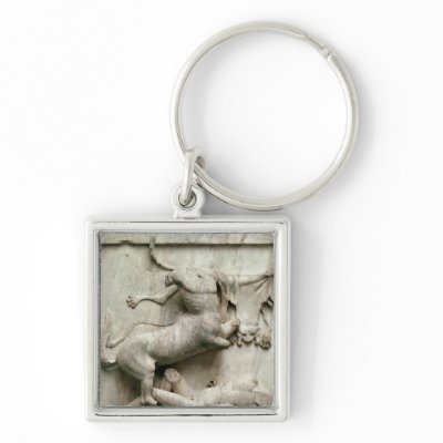 A Centaur triumphing over a Lapith Keychains by bridgemanart