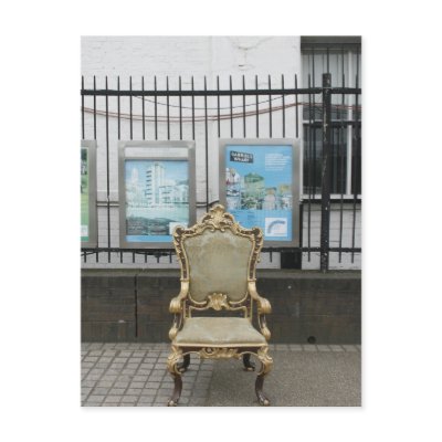 A Chair Postcard by blackbylight
