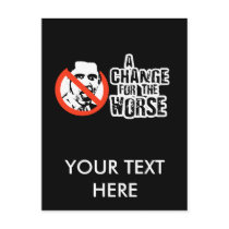 A CHANGE FOR THE WORSE POST CARDS