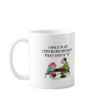 a checkers player coffee mugs