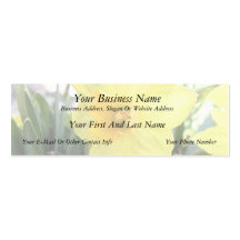 A Cheerful Yellow Daffodil Business Card Template