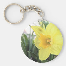 A Cheerful Yellow Daffodil Key Chains