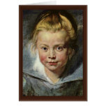 A Child'S Head (Portrait Of Clara Serena Rubens Cards