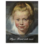 A Child'S Head (Portrait Of Clara Serena Rubens Personalised Flyer