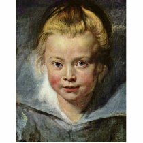 A Child'S Head (Portrait Of Clara Serena Rubens Acrylic Cut Out