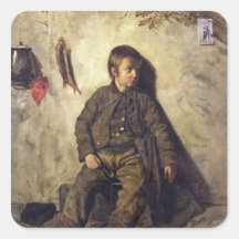 A Chimney Sweep from Savoie, 1832 Sticker
