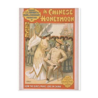 A Chinese Honeymoon Postcards by photochrom