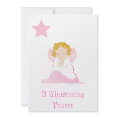 A Christening Prayer Invitation -Customise by christ_ening
