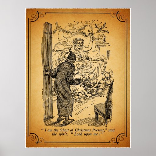 A Christmas Carol: The Ghost of Christmas Present Poster | Zazzle