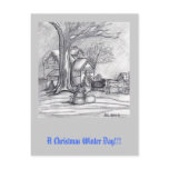 A Christmas Winter Day Post Card